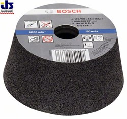Bosch Чашечный шлифкруг, конусный, по металлу/литью 90 mm, 110 mm, 55 mm, 16 [1608600231]