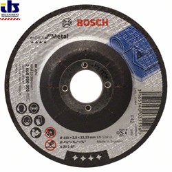 Отрезной круг, выпуклый, Bosch Expert for Metal A 30 S BF, 115 mm, 2,5 mm [2608600005]