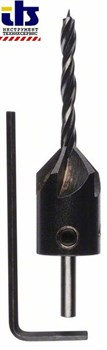Bosch Твердосплавные винтовые сверла по древесине с зенкером 4 mm [2608596391]