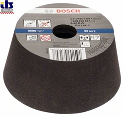 Bosch Чашечный шлифкруг, конусный, по металлу/литью 90 mm, 110 mm, 55 mm, 60 [1608600234]