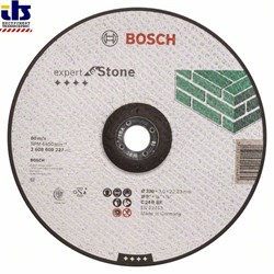 Отрезной круг, выпуклый, Bosch Expert for Stone C 24 R BF, 230 mm, 3,0 mm [2608600227]