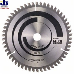 Пильный диск Bosch Multi Material 190 x 20/16 x 2,4 mm, 54 [2608640508]
