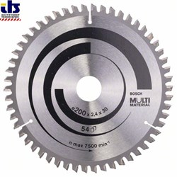 Пильный диск Bosch Multi Material 200 x 30 x 2,4 mm, 54 [2608640510]