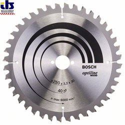 Пильный диск Bosch Optiline Wood 250 x 30 x 3,2 mm, 40 [2608640643]