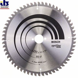 Пильный диск Bosch Optiline Wood 250 x 30 x 3,2 mm, 60 [2608640644]