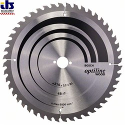 Пильный диск Bosch Optiline Wood 315 x 30 x 3,2 mm, 48 [2608640673]