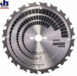 Пильный диск Bosch Construct Wood 300 x 30 x 2,8 mm, 20 [2608640700]