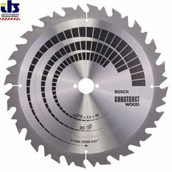 Пильный диск Bosch Construct Wood 315 x 30 x 3,2 mm, 20 [2608640701]