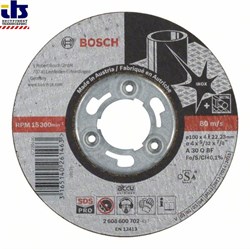 Обдирочный круг, прямой, по нержавеющей стали, Bosch SDS-pro A 30 Q BF, 100 mm, 4,0 mm [2608600702]