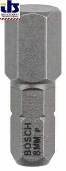 Насадка-бита Bosch Extra Hart HEX 8, 25 mm [2607001730]
