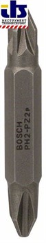 Набор из 3 двухсторонних насадок-бит Bosch PH2; PZ2; 45 mm [2607001743]