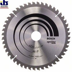 Пильный диск Bosch Optiline Wood 210 x 30 x 2,0 mm, 48 [2608640430]