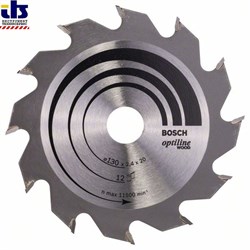 Пильный диск Bosch Optiline Wood 130 x 20/16 x 2,4 mm, 12 [2608641167]
