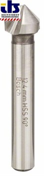 Конусный зенкер Bosch HSS с 3 режущими кромками, DIN 335 12,4 mm, M6, 56 mm, 8 mm [2609255122]