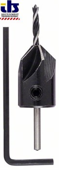 Bosch Твердосплавные винтовые сверла по древесине с зенкером 3,0 x 30 x 60 mm [2609255216]