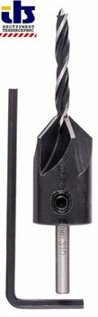 Bosch Твердосплавные винтовые сверла по древесине с зенкером 4,0 x 40 x 70 mm [2609255217]