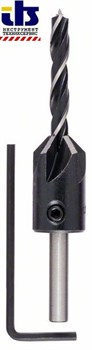 Bosch Твердосплавные винтовые сверла по древесине с зенкером 6,0 x 50 x 90 mm [2609255219]