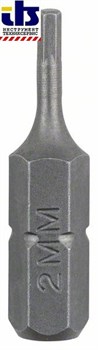 Бита Bosch Standard HEX HEX 2, 25 mm [2609255947]