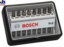 Набор Bosch Robust Line из 8 насадок-бит Sx Extra Hart 49 mm, 8tlg. [2607002557]