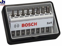 Набор Bosch Robust Line из 8 насадок-бит Sx Extra Hart 49 mm, 8tlg. [2607002559]