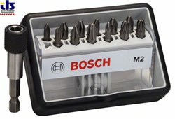 Набор Bosch Robust Line из 12+1 насадок-бит M Extra Hart 25 mm, 12+1tlg. [2607002564]