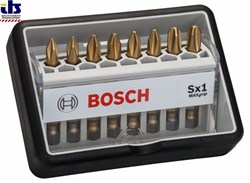 Набор Bosch Robust Line из 8 насадок-бит Sx Max Grip 49 mm, 8tlg. [2607002570]