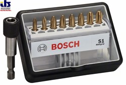 Набор Bosch Robust Line из 8+1 насадок-бит S Max Grip 25 mm, 8+1tlg. [2607002574]