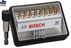 Набор Bosch Robust Line из 8+1 насадок-бит S Max Grip 25 mm, 8+1tlg. [2607002576]