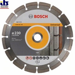 Алмазный отрезной круг Bosch Standard for Universal 230 x 22,23 x 2,3 x 10 mm [2608602195]