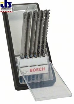Набор из 6 пильных полотен Bosch Robust Line Metal Profile, с T-образным хвостовиком T 318 AF; T 318 BF; T 345 XF P [2607010573]