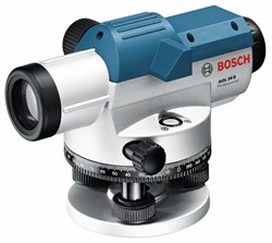 BOSCH GOL 26 D Нивелир оптический увеличение 26х, точность 1.6 мм на 30 м, дальность до 100 м. бленда, отвес, комплект юстировочных инструментов, чемоданчик