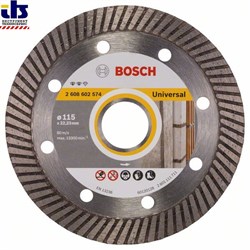 Алмазный отрезной круг Bosch Expert for Universal Turbo 115 x 22,23 x 2 x 12 mm [2608602574]