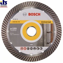 Алмазный отрезной круг Bosch Expert for Universal Turbo 150 x 22,23 x 2,2 x 12 mm [2608602576]
