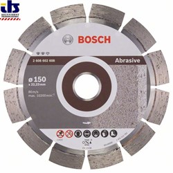Алмазный отрезной круг Bosch Expert for Abrasive 150 x 22,23 x 2,4 x 12 mm [2608602608]
