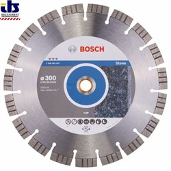 Алмазный отрезной круг Bosch Best for Stone 300 x 20,00+25,40 x 2,8 x 15 mm [2608602647]
