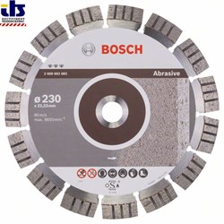 Алмазный отрезной круг Bosch Best for Abrasive 230 x 22,23 x 2,4 x 15 mm [2608602683]