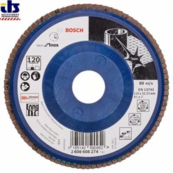 Лепестковый шлифкруг Bosch X581, Best for Inox 115 мм, 22,23, 120 [2608608274]