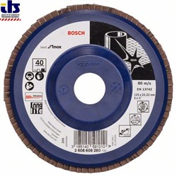 Лепестковый шлифкруг Bosch X581, Best for Inox 125 мм, 22,23, 40 [2608608280]