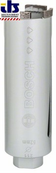 Алмазная сверлильная коронка для сухого сверления Bosch G 1/2&quot; 52 мм, 150 мм, 4 сегмента, 7 мм [2608587319]