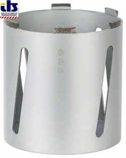 Алмазная сверлильная коронка для сухого сверления Bosch G 1/2&quot; 142 мм, 150 мм, 7 сегментов, 7 мм [2608587332]