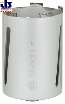 Алмазная сверлильная коронка для сухого сверления Bosch G 1/2&quot; 107 мм, 150 мм, 6 сегментов, 7 мм [2608587341]