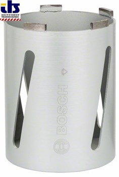 Алмазная сверлильная коронка для сухого сверления Bosch G 1/2&quot; 117 мм, 150 мм, 6 сегментов, 7 мм [2608587342]