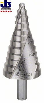 Ступенчатое сверло Bosch HSS 6 - 37 mm, 10,0 mm, 93 mm [2608587428]