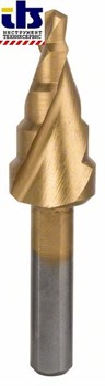 Ступенчатое сверло Bosch HSS-TiN 4 - 12 mm, 6,0 mm, 50 mm [2608587429]