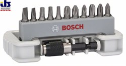 Набор бит 12шт. Exstra Hart  PH,PZ1/2/3,T,S+быстросмен держ, BOSCH