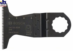 Погружное пильное полотно Bosch BIM SAIZ 65 BSB, Hardwood 40 x 65 mm [2608662037]