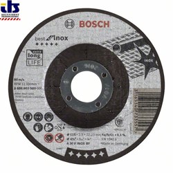 Отрезной круг, выпуклый, Bosch Best for Inox A 30 V INOX BF, 115 mm, 2,5 mm [2608603503]