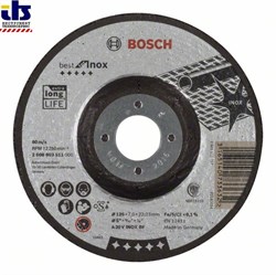 Обдирочный круг, выпуклый, Bosch Best for Inox A 30 V INOX BF, 125 mm, 7,0 mm [2608603511]