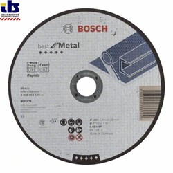 Отрезной круг, прямой, Bosch Best for Metal, Rapido A 46 V BF, 180 mm, 1,6 mm [2608603520]