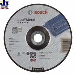 Отрезной круг, выпуклый, Bosch Best for Metal, Rapido A 46 V BF, 180 mm, 1,6 mm [2608603521]